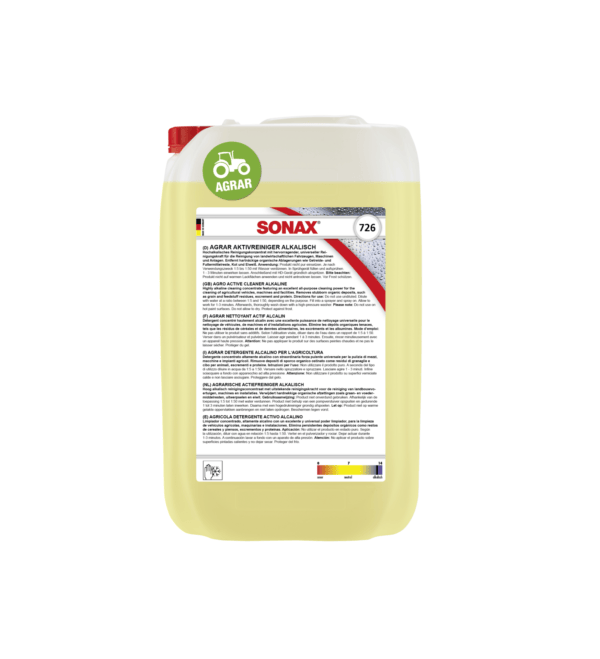 Alkaliczny aktywny preparat czyszczący - 25L - 726705 - SONAX AGRAR 1