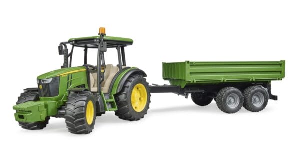 Traktor John Deere 5115M z przyczepą wywrotką - ZESTAW - 02108 - BRUDER 4