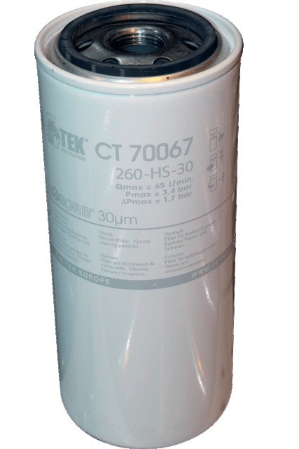 Filtr paliwa do dystrybutora - 65L/min - z separatorem wody 30μ - REN137023 - RENSON 1