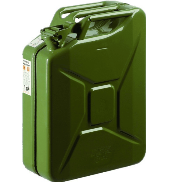Kanister na paliwo - Karnister - metalowy - zielony - 5L - 1945145 1