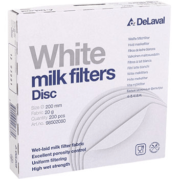 Filtry do cedzidła - filtry do mleka - KB20 200mm Szt.200 - 98502080 - DeLaval 1