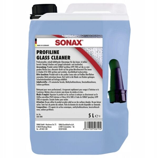 GLASS CLEANER PROFILINE - preparat do mycia szyb - SONAX PROFESSIONAL 1