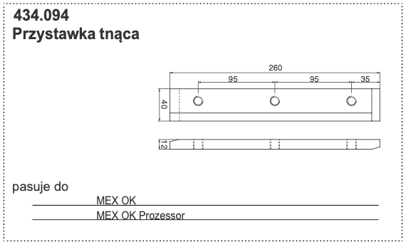 Przystawka tnąca MEX - 434.094 - Pottinger 1
