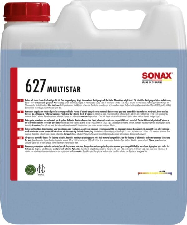 MULTISTAR 10L - Preparat czyszczący - 627600 - SONAX PROFESSIONAL 1
