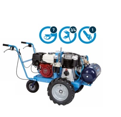 Kompresor sadowniczy - MC950 - Kompresor samojezdny z silnikiem benzynowym GX 270 8,4 KM Honda - MOTO.1761 - Campagnola 1