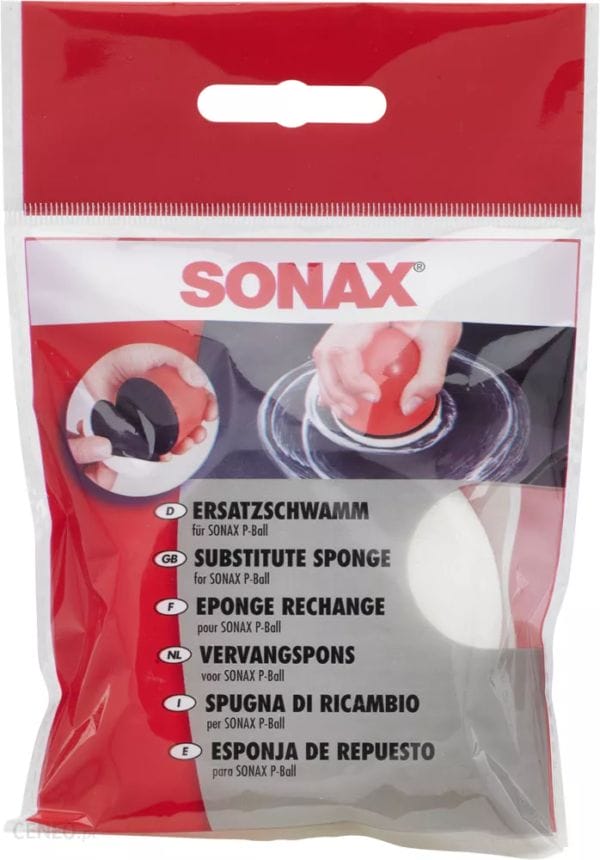 Uchwyt P-ball z gąbką polerską - SONAX 1