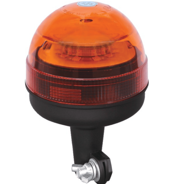 Lampa ostrzegawcza LED, mocowanie na śrubę, uchwyt stały - 12/24V - 12 LED - ECE R10 R65 - IP66 1