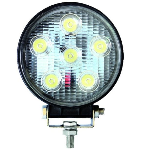 Lampa robocza LED, okrągła - 12/24V - 18W - 900 LM - IP67 - ECE R10 CE 1