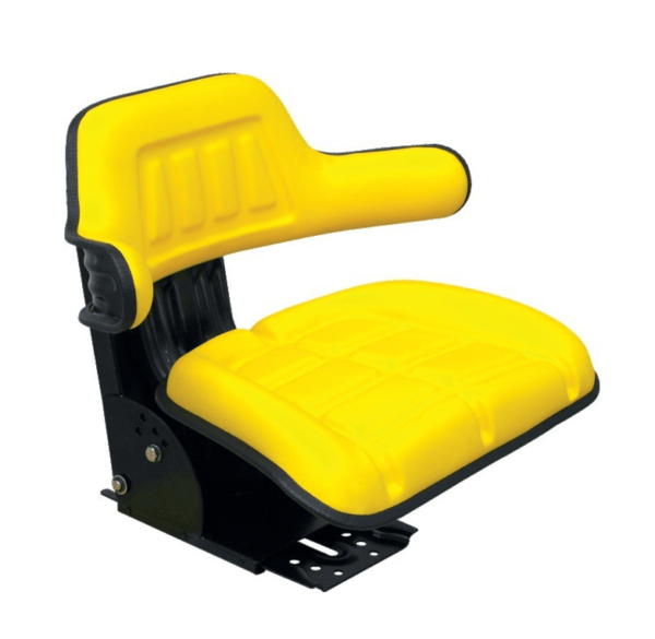 Siedzenie, fotel z amortyzacją mechaniczną - Uniwersalne RM20 105 - Żółty materiał PVC 1