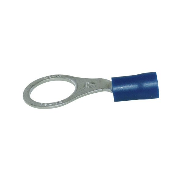 Zaciski oczkowe - M8 - do kabla 2,5mm - Niebieskie - 21 szt. 1