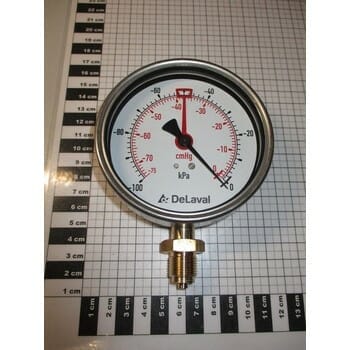 Wakuometr - Zegar podciśnienia dojarki - R 3/8" - 2150000607 - DeLaval 1