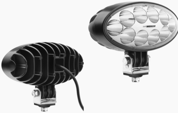 Lampa Robocza LED owalna 4000lm - Skupiona wiązka światła - 12/24V - WESEM 1