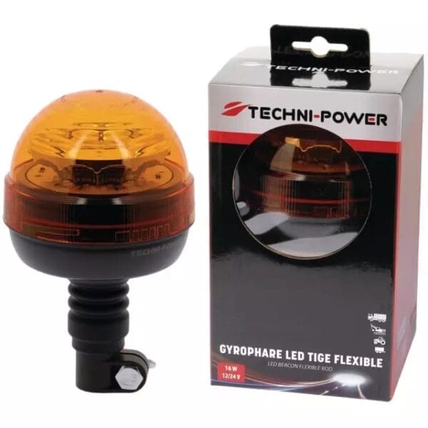Lampa ostrzegawcza LED 12/24V R65 Elastyczna - 1207136 - TECHNI POWER 1
