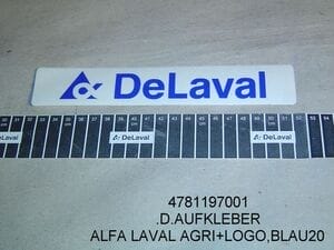 Naklejka logo DeLaval 20 cm - 4781197001 1