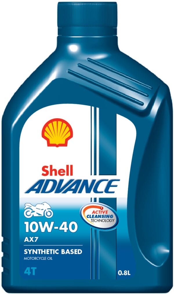 Olej silnikowy - Półsyntetyczny - ADVANCE 10W40 - 4T - 1L - 550044446 - SHELL 1