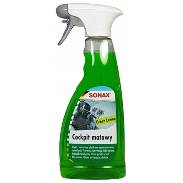 Do czyszczenia kokpitu - Matowy - zielona cytryna - green lemon - 500ml - 3582410 - SONAX 1