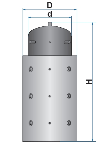 Zbiornik buforowy 800L SAS BST 3