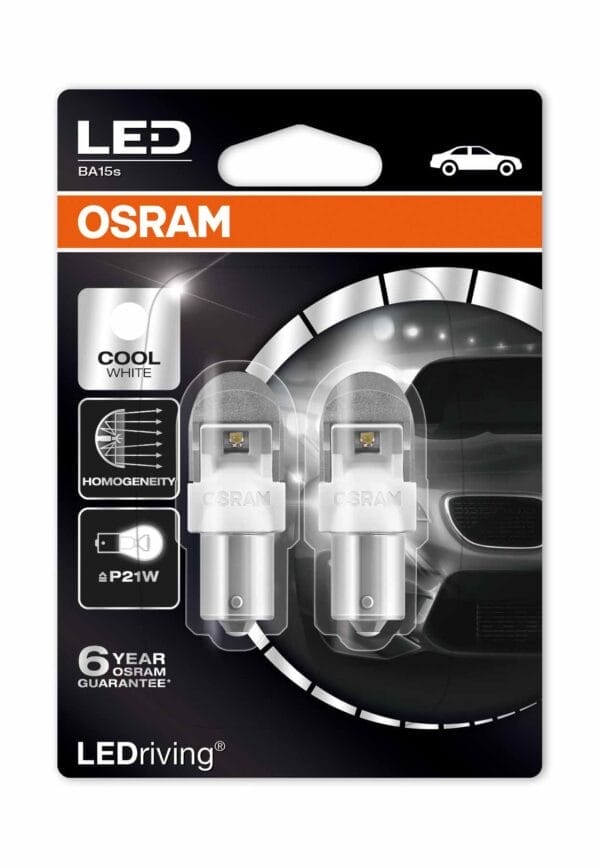 ŻARÓWKA 12V P21W 2W LED Premium - 7556CW-02B - OSRAM 1