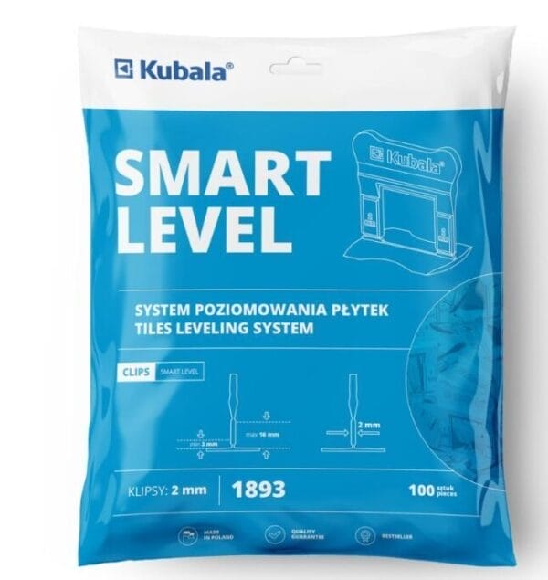 Klipsy SMART LEVEL do poziomowania płytek - 1893 - KUBALA